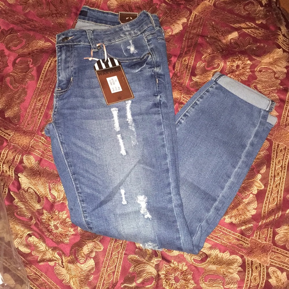 Fashion Nova skinny crop jeans
